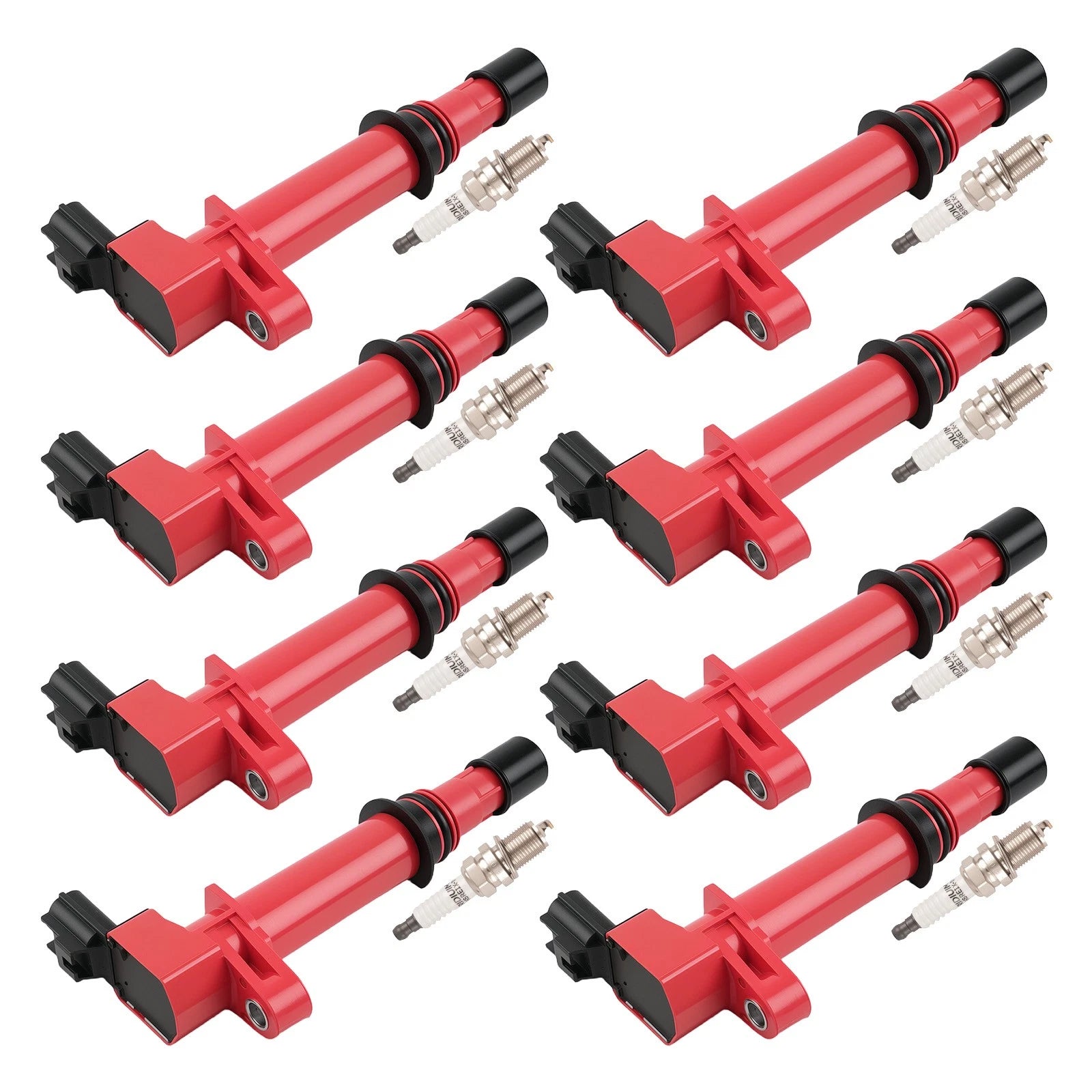 8-Piece Coil Pack & Spark Plug Kit for 2002–2004 Jeep Grand Cherokee WJ V8