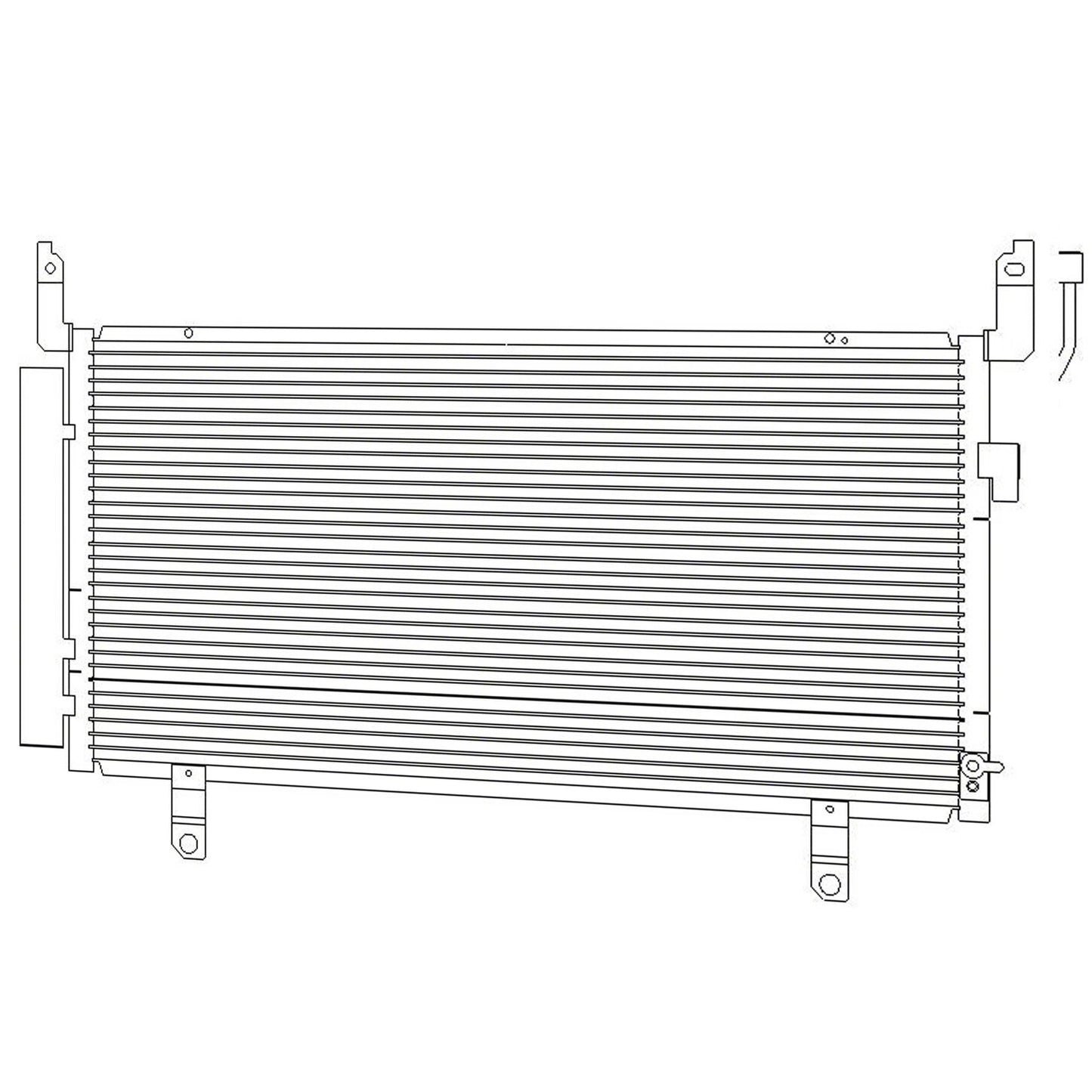 A/C Condenser Replacement Repair Part for 2014-2018 Subaru Forester