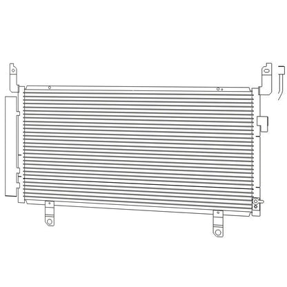 A/C Condenser Replacement Repair Part for 2014-2018 Subaru Forester
