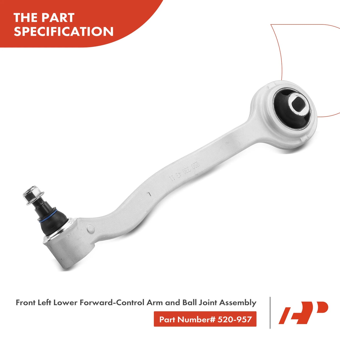 8x Front Control Arm Ball Joint Assembly for Mercedes-Benz S-Class (2000–2013)