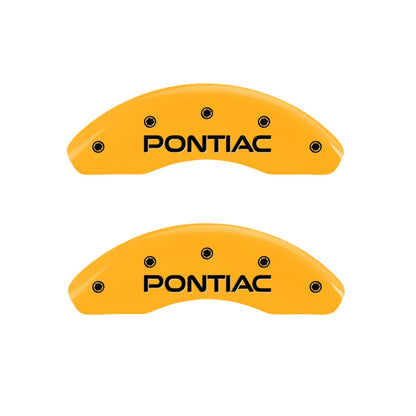 Caliper Covers Set of 4 Yellow for 2000-2005 Pontiac Bonneville (MGP)