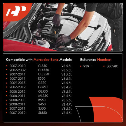 8x Iridium Platinum Spark Plugs for Mercedes-Benz E550 (2007–2011)