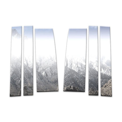 6Pc Chrome Pillar Posts Replacement for Chrysler Town & Country (2008–2019)