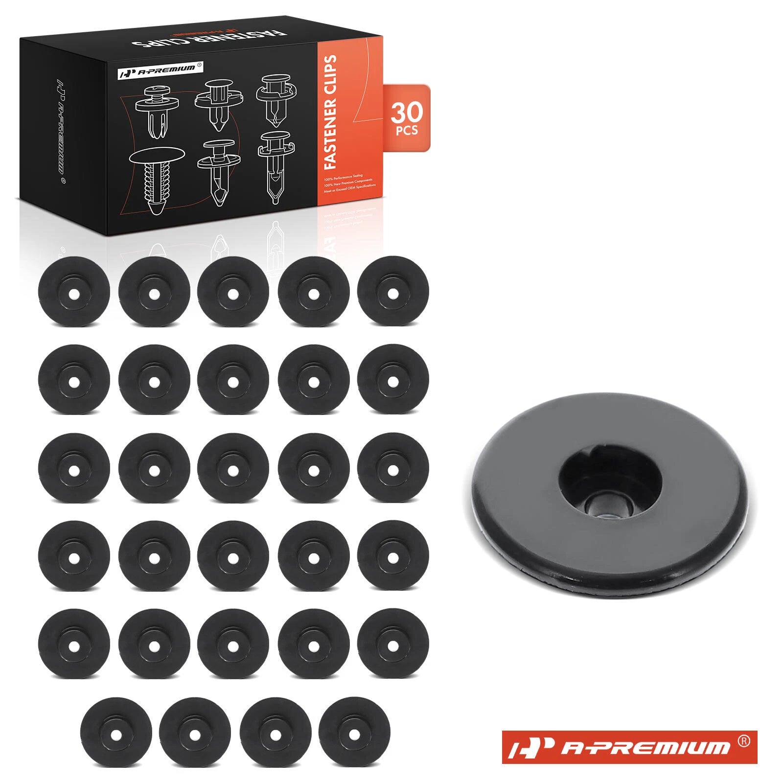 30Pcs Nylon Bumper Cover Grommet Clips for Chevy GMC Cadillac