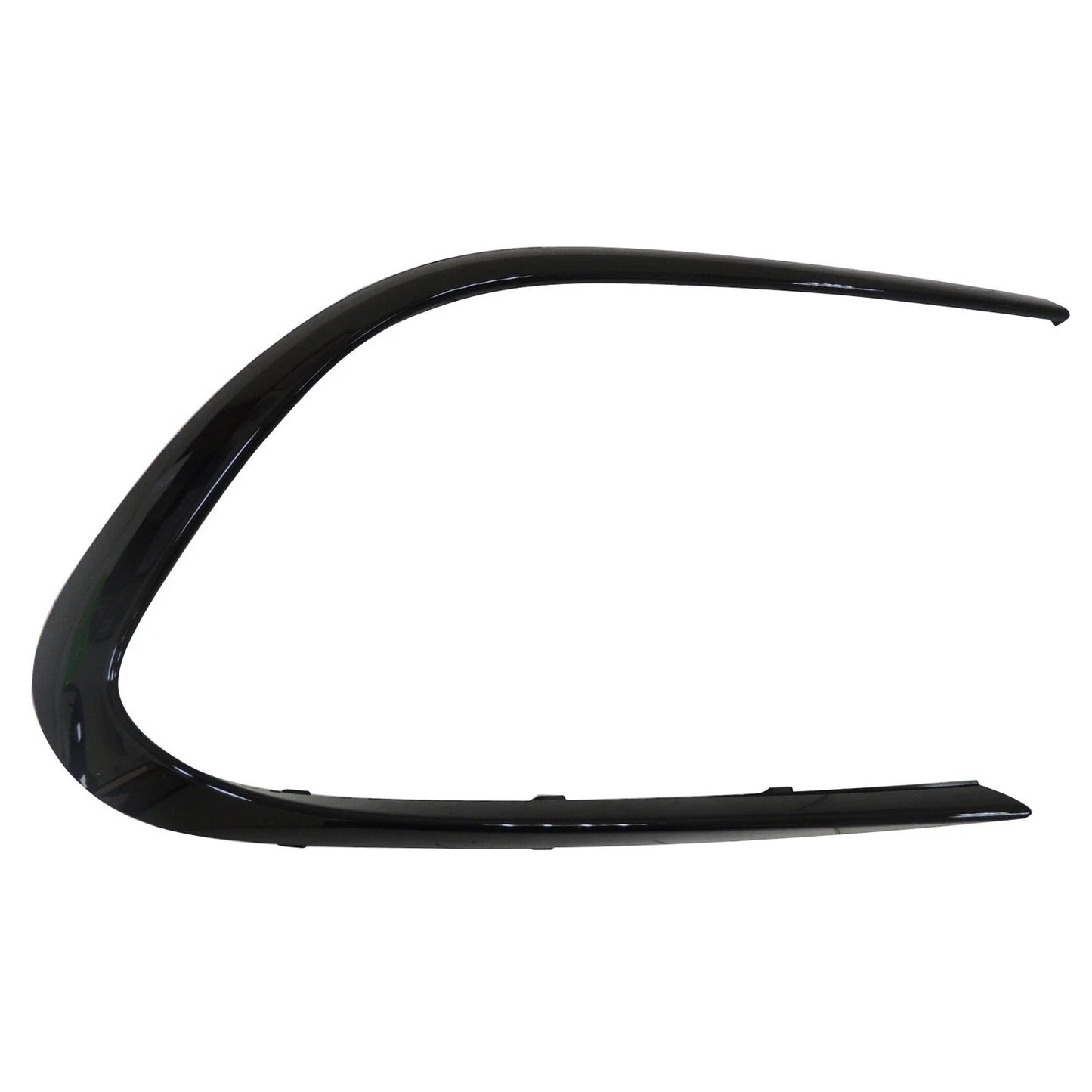 Replacement Black Front Passenger Side Bumper Cover Grille Molding