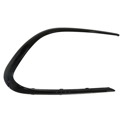 Replacement Black Front Passenger Side Bumper Cover Grille Molding