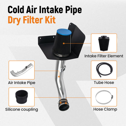 Cold Air Intake Kit and Heat Shield for Chevy GMC 1500 (2009–2014)