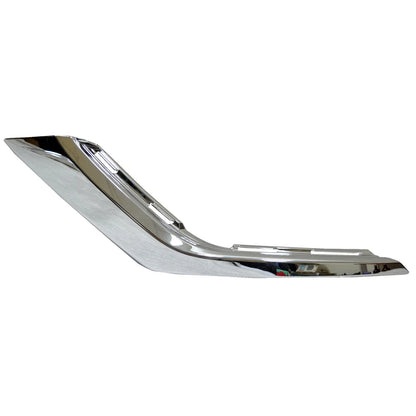 Replacement Chrome Plastic Front Driver Side Lower Bumper Cover Molding