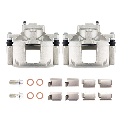 Front Brake Caliper with Bracket for Jeep Wrangler and Dodge Grand Caravan (Pair) (2008–2020)