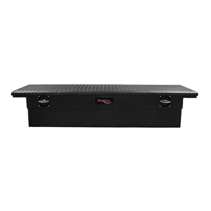 Diamond Tread Black Matte LP Crossover Truck Tool Box [69x13.5x19.25in w/Rail]