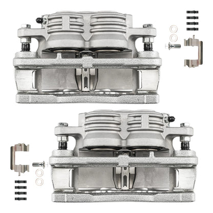 2x Front Brake Caliper with Bracket for Chevrolet Trailblazer (2002–2009)