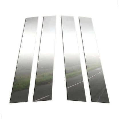 4Pc Chrome Pillar Post Covers Replacement for Mercedes GL (2007–2012)
