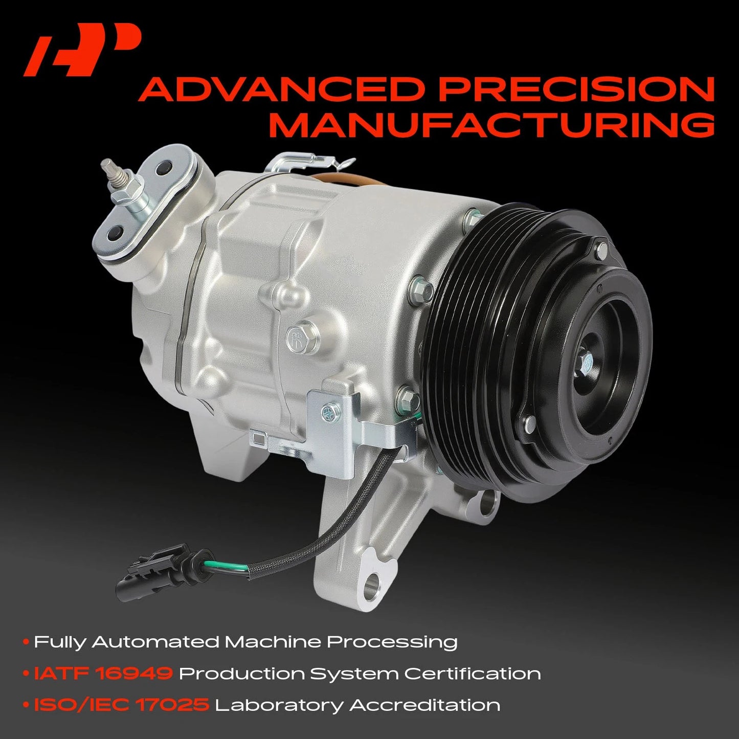 A/C Compressor with Clutch for Chevy Equinox (2012–2016) Impala (2012–2014)