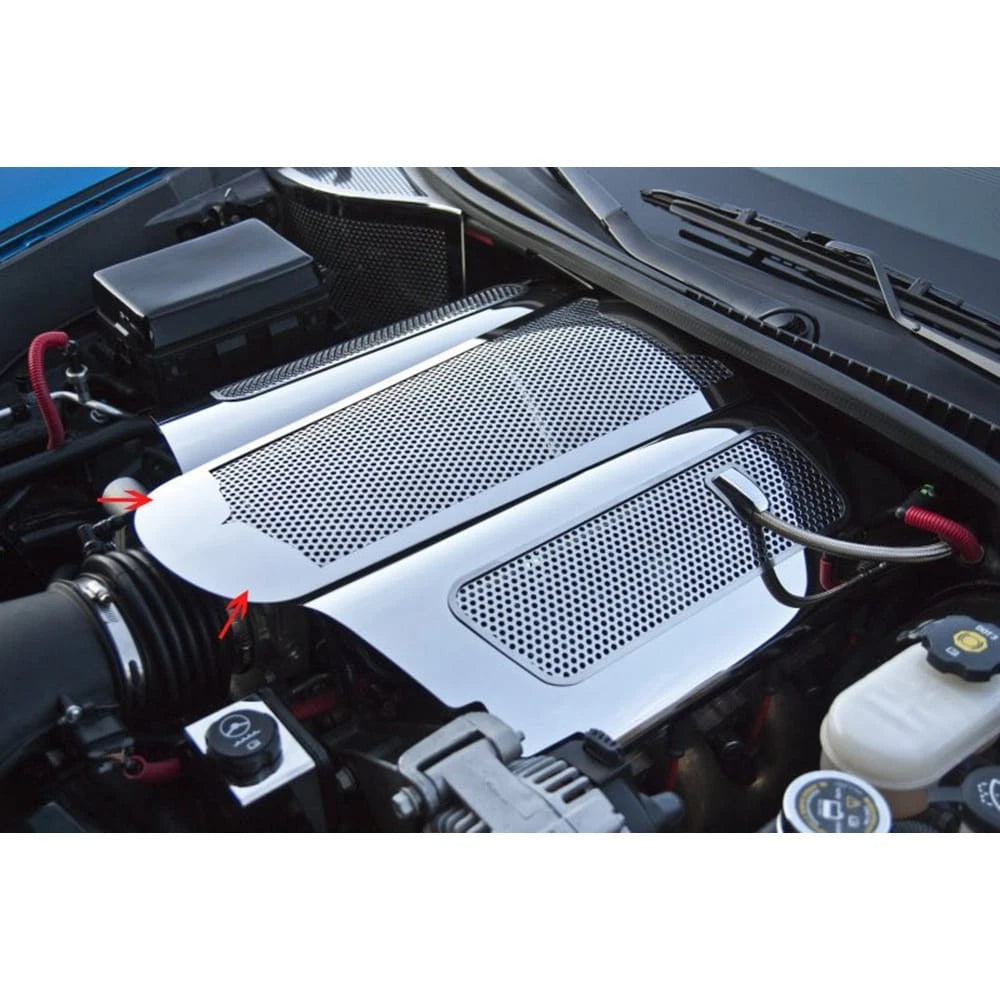 Low Profile Plenum Cover with White LED for Chevrolet Corvette Z06 LS7 (2006–2012)