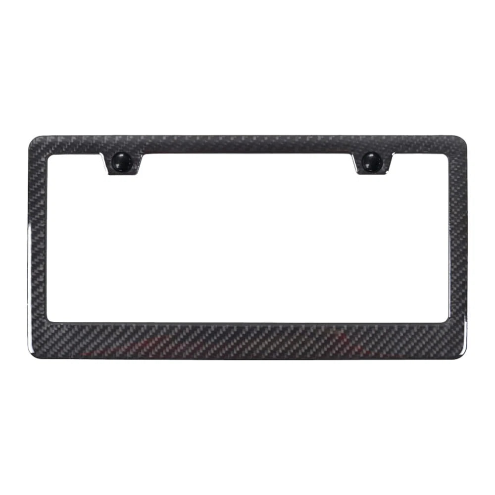 Black Carbon Fiber Wide Body License Plate Frame PCF.462.GLB AU-Gold