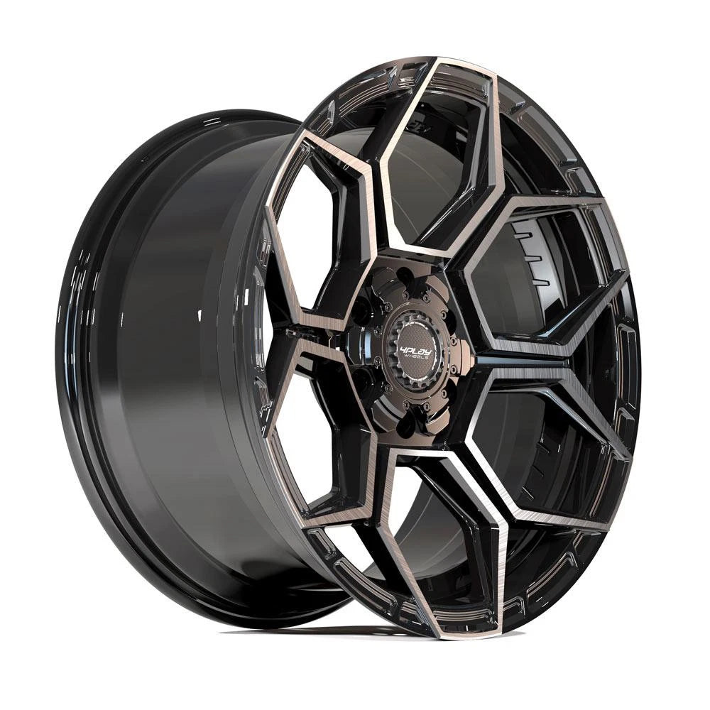 22" Black Wheel w/Brushed Face for 1999-2024 Cadillac Escalade - RVO5260