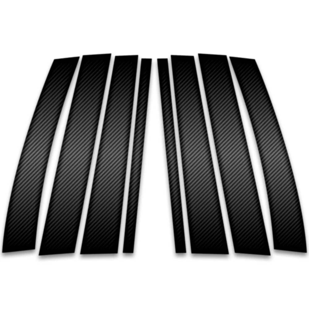 8pc Carbon Fiber Pillar Post Covers for 2003-2015 Volvo XC90 - SRC1283