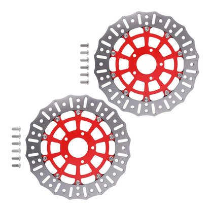 Front Brake Rotor Disc Pair for Harley Touring Electra Glide Road King (08–19)