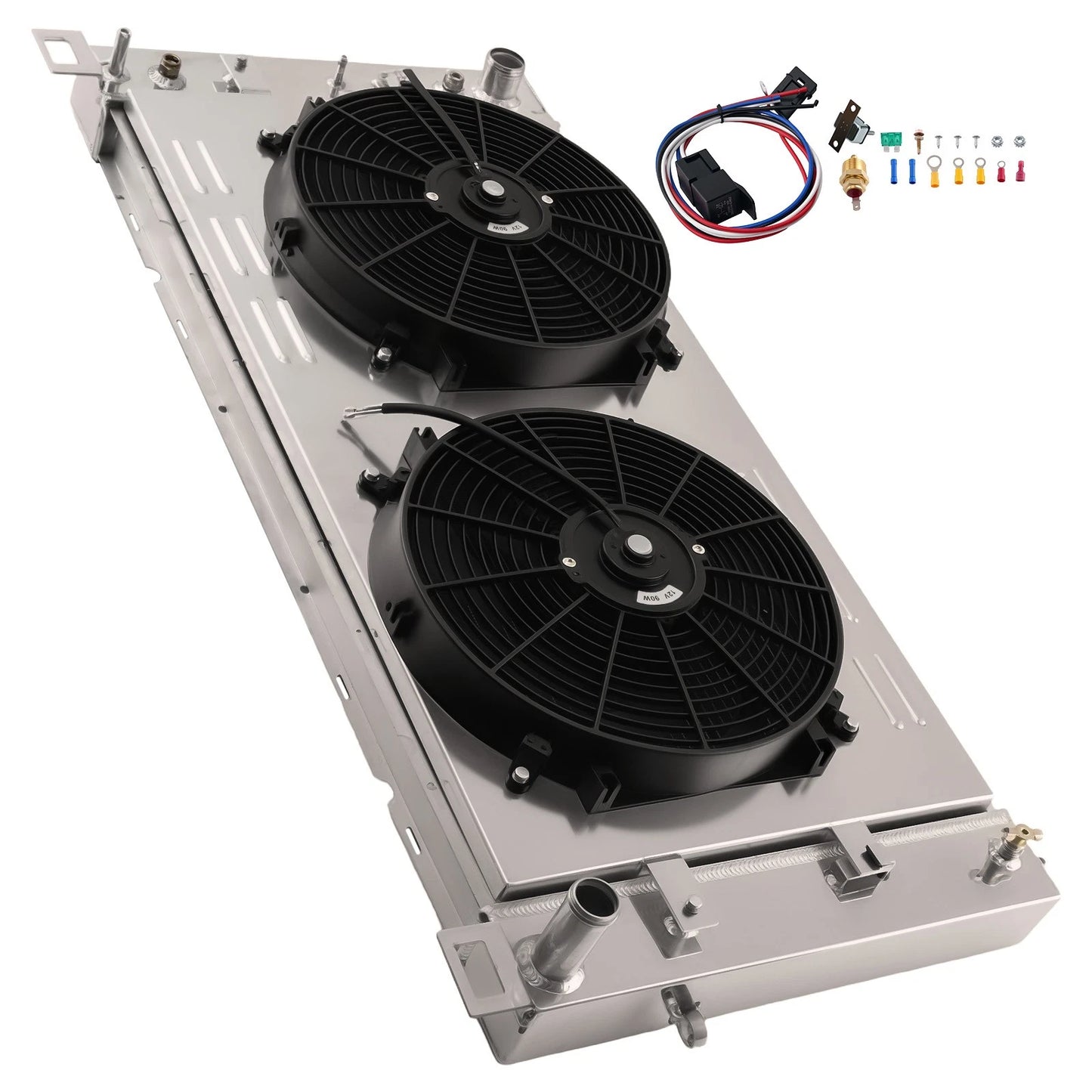Aluminum 3-Row Radiator with Fan Shroud for Cadillac Escalade (2002–2011)