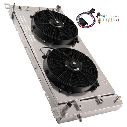 Aluminum 3-Row Radiator with Fan Shroud for Cadillac Escalade (2002–2011)