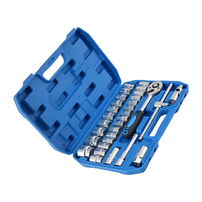 32-Piece 1/2" Drive Socket Set for Universal Fit (8–32mm)
