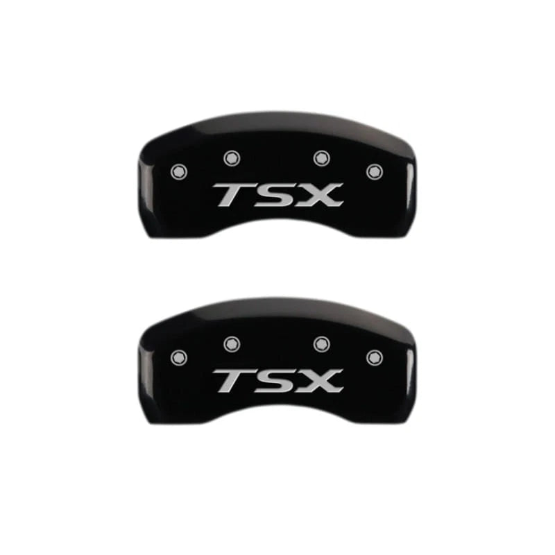 Caliper Covers Gloss Black Set of 4 for 2004–2008 Acura TSX by MGP