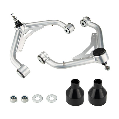 2x Front Upper Polished Control Arms for 2000–2002 Chevrolet Silverado 1500 (5.3L)