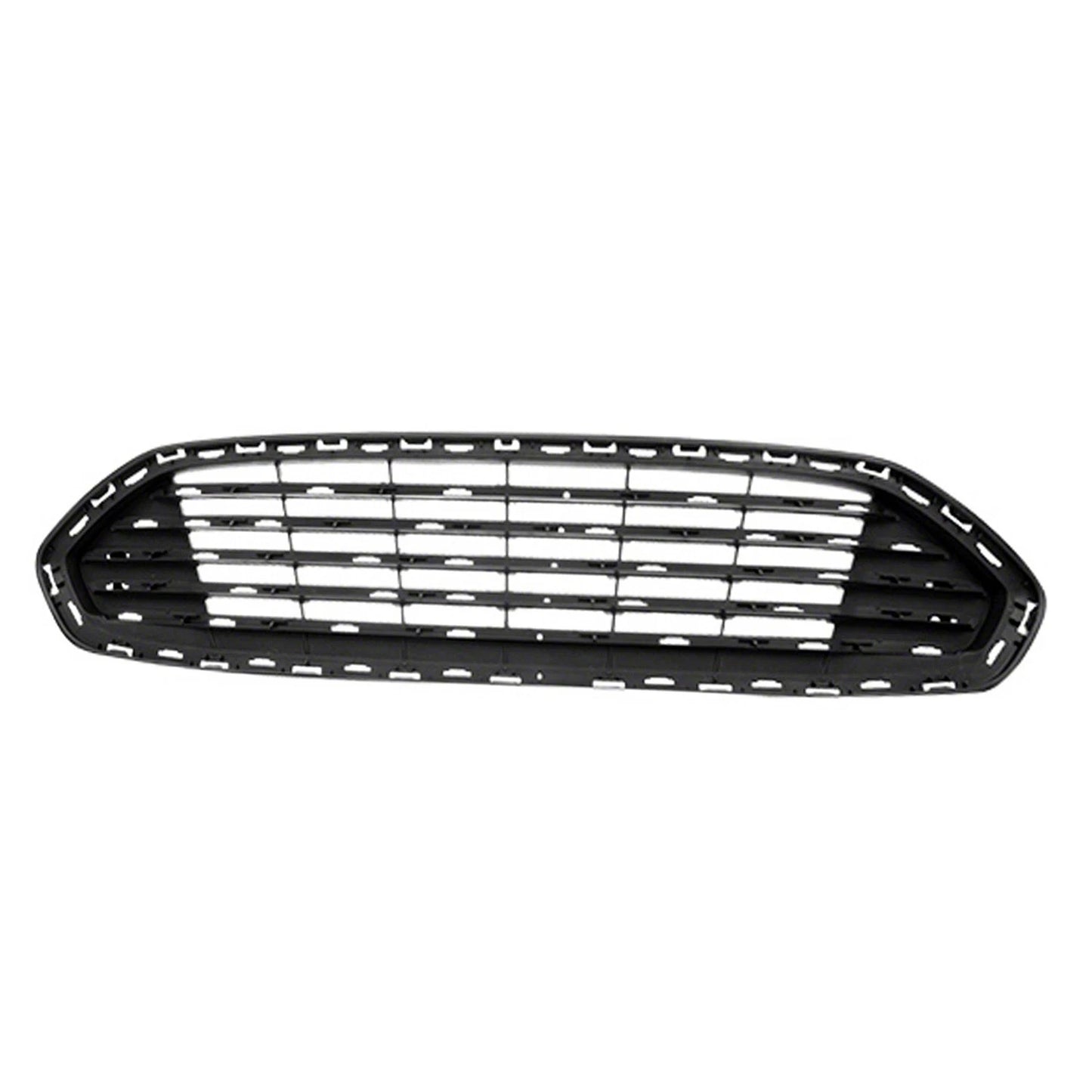 Front Upper Grille Replacement Gray Matte Polypropylene for Jeep Wrangler JK (2007–2018)