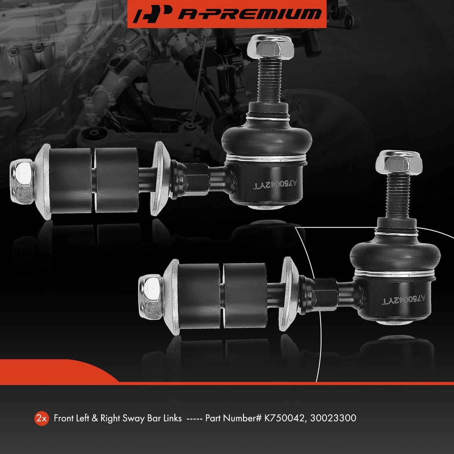 2X Front Stabilizer Bar Link for Chevrolet Tracker (1999–2004) Suzuki Vitara