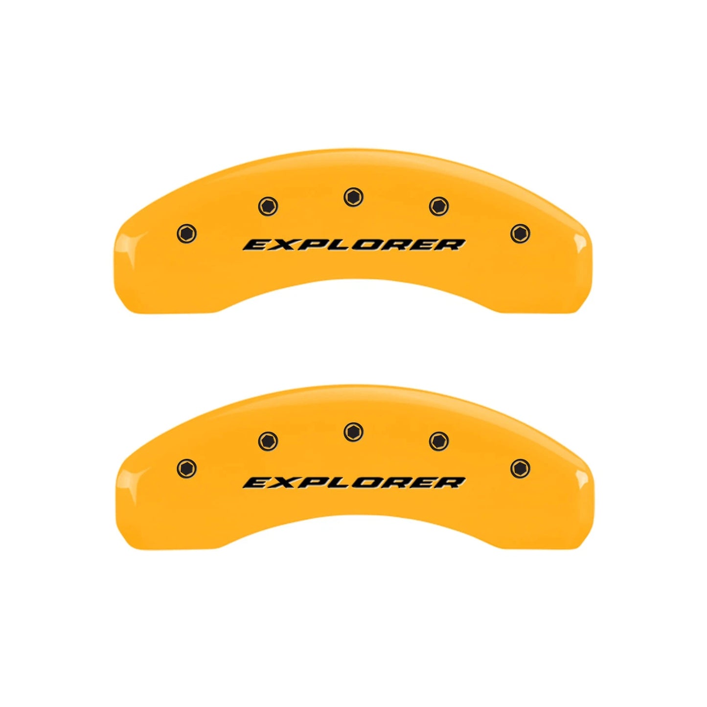 Caliper Covers Front Left Right Yellow for Ford Explorer (2006–2010) by MGP