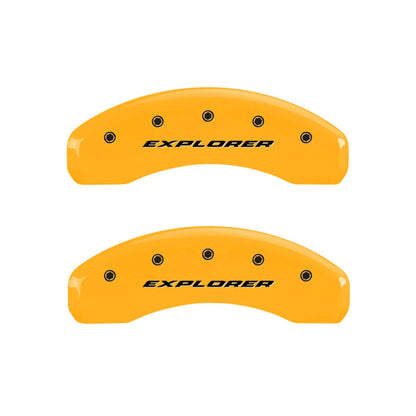 Caliper Covers Front Left Right Yellow for Ford Explorer (2006–2010) by MGP