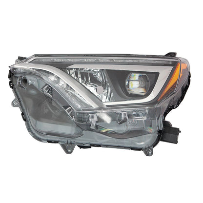 Driver Side LED Headlight Assembly Replacement for 2016–2018 Toyota RAV4