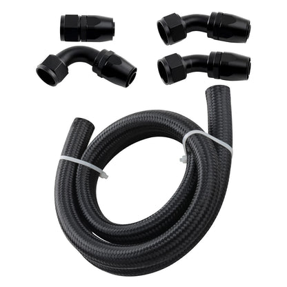 5FT Nylon Stainless Steel Braided CPE Oil Fuel Line for Universal (2016–2024)