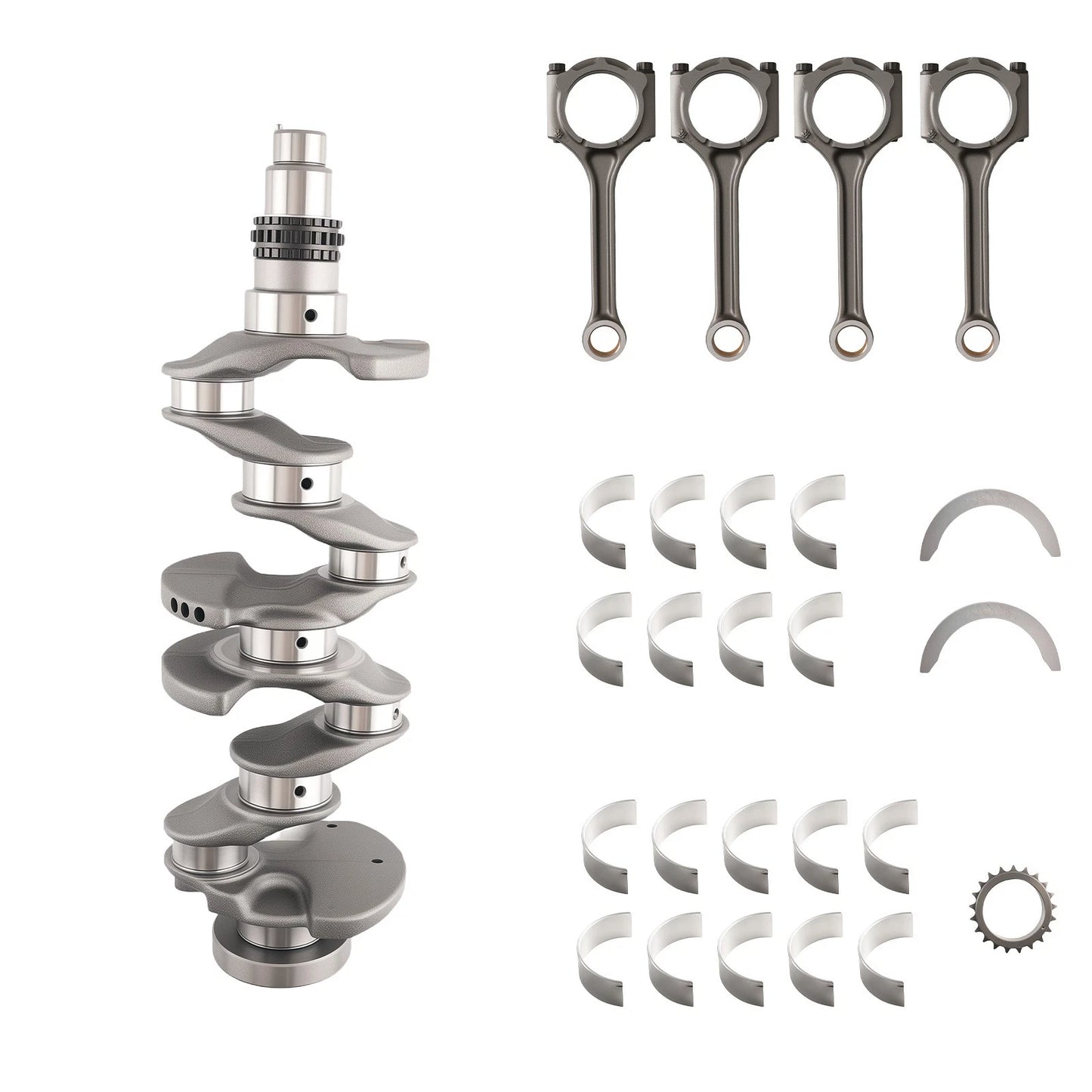 Crankshaft with Rods and Bearings Kit for Hyundai Elantra Forte (2019–2021)