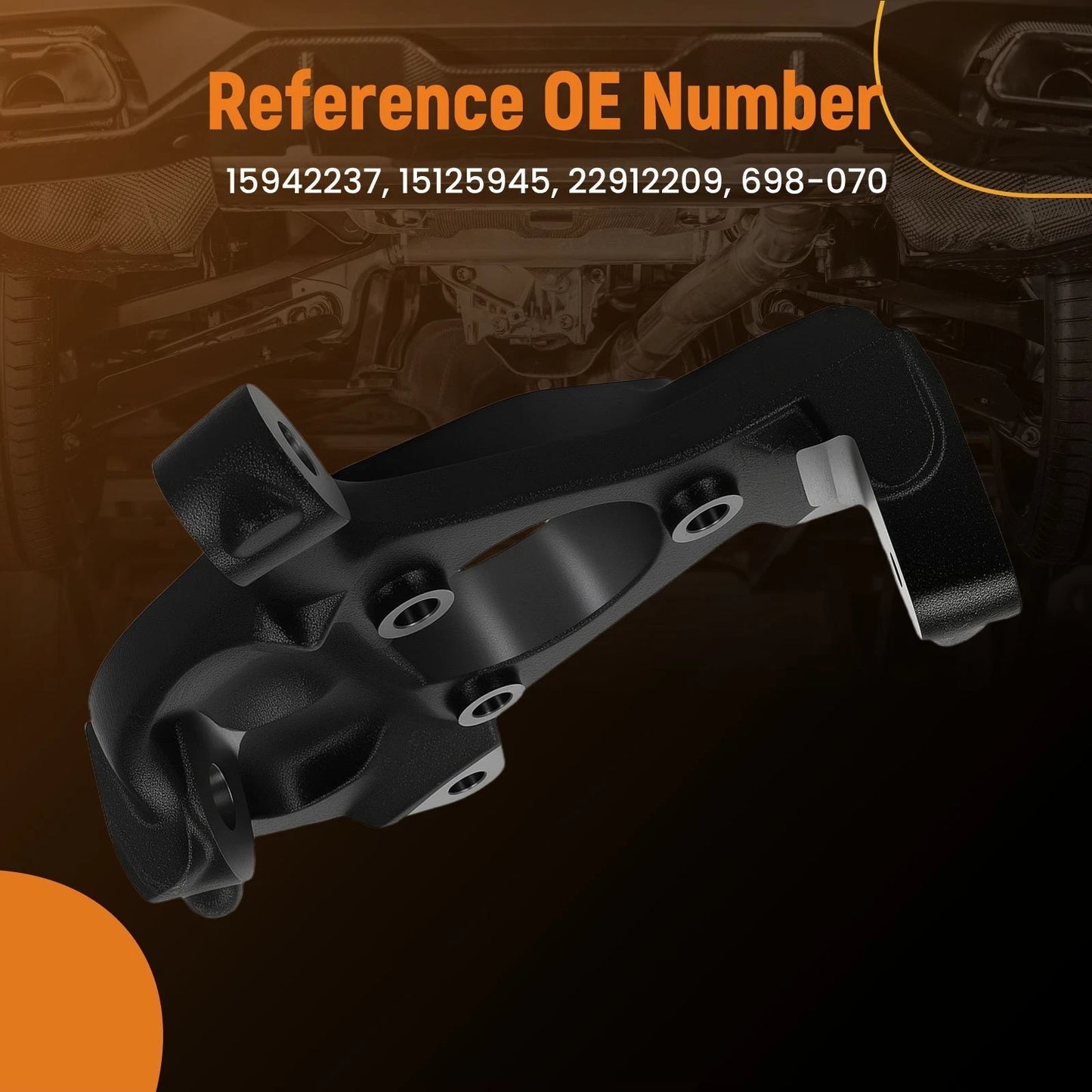 Front Right Steering Knuckle Assembly for Chevrolet Avalanche Tahoe (2007–2013)