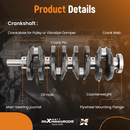 Engine Rebuild Kit with Crankshaft & Timing Set for Hyundai KIA (2011–2013)