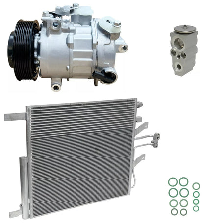 AC Compressor Kit With Condenser Replacement for Ram 1500 5.7L Hybrid (2020–2020)