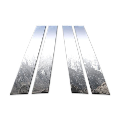 Chrome Pillar Post Covers 4Pc Replacement for Jaguar XF (2008–2015)