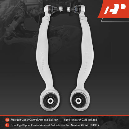 2X Front Upper Control Arms with Ball Joints for Benz W212 E250 E350 (2009–2016)