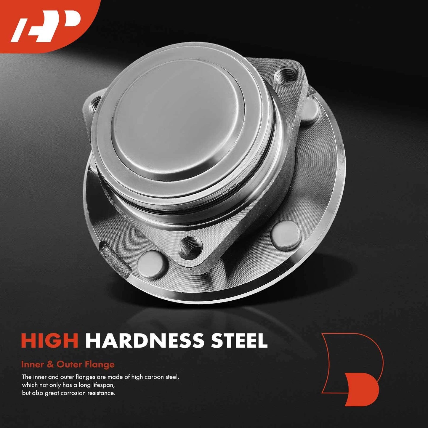 2X Front Wheel Hub & Bearing Assembly for Chevrolet Corvette (2014–2019)