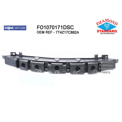 Front Bumper Impact Absorber Replacement Polypropylene for Ford Edge (2007–2010)