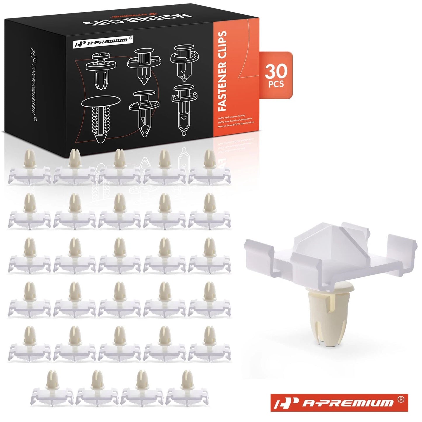 30Pcs Fender & Quarter Panel Moulding Clips for Mercedes
