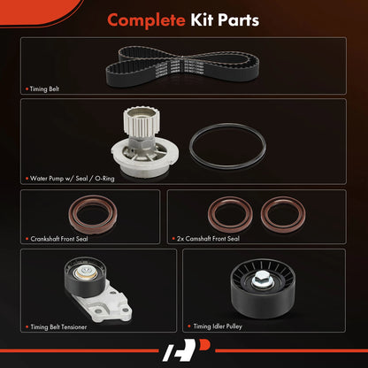 7x Timing Belt & Water Pump Kit for Chevrolet Aveo (2004–2011)