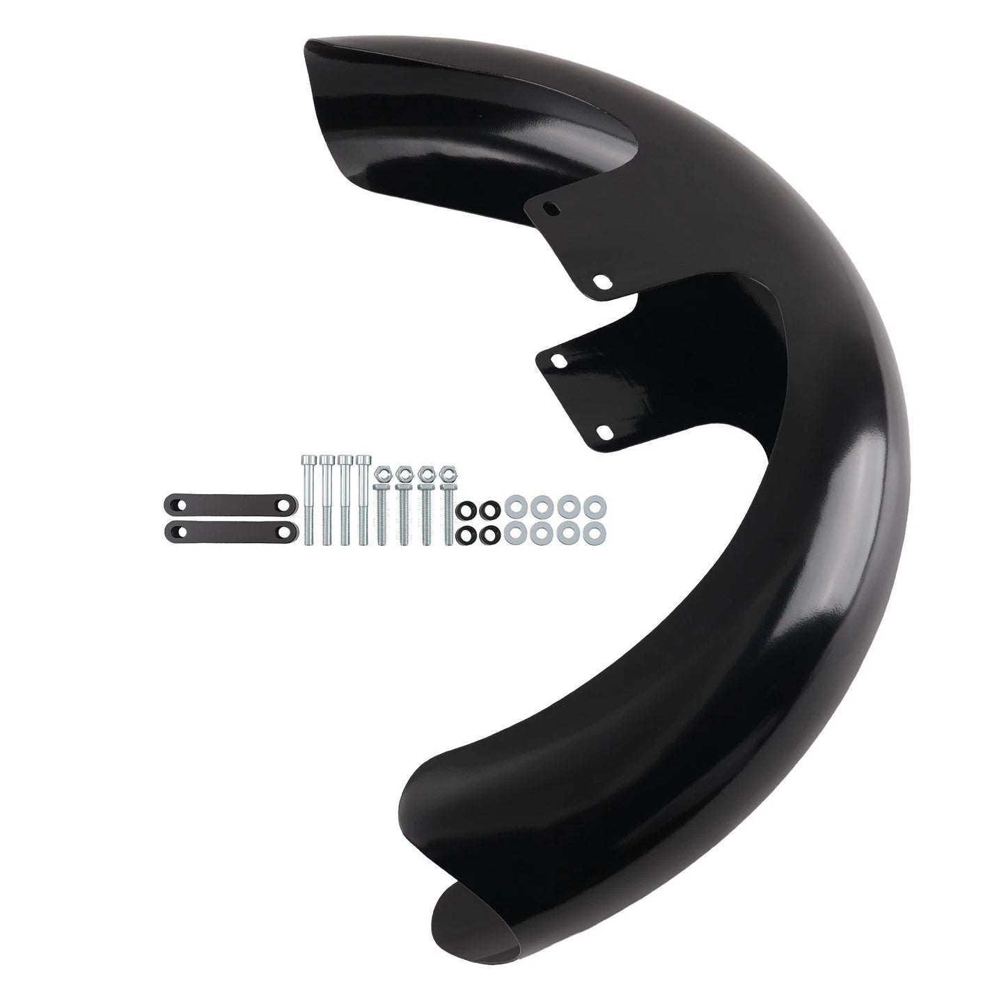 Front Mud Flap for Harley Electra Glide FLHT FLHTC (1994–2013) Vivid Black
