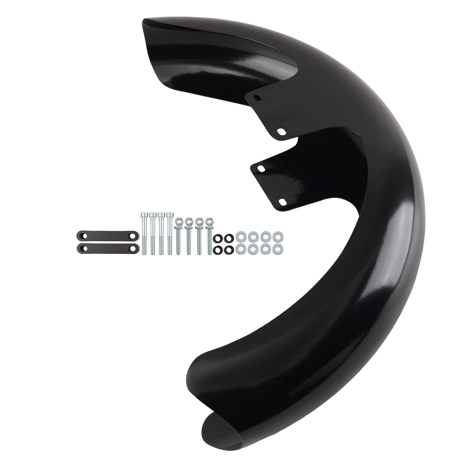 Front Mud Flap for Harley Electra Glide FLHT FLHTC (1994–2013) Vivid Black