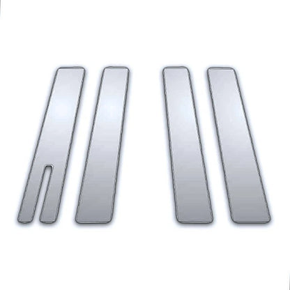 4Pc Chrome Pillar Post Covers for Lincoln Aviator (2004–2009)