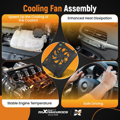 Electric Cooling Fan for Buick Encore Chevy Trax (2014–2019)