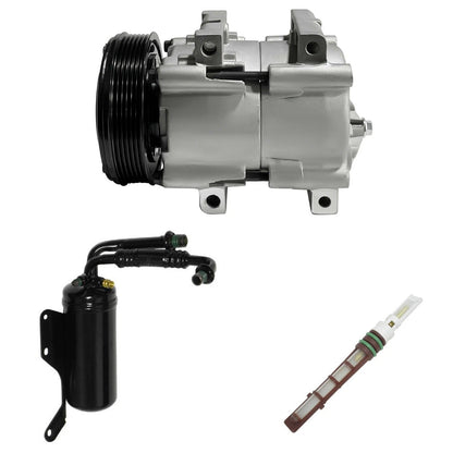AC Compressor Kit Replacement for Ford E-150 Econoline 4.9L 5.0L (1996–1996)