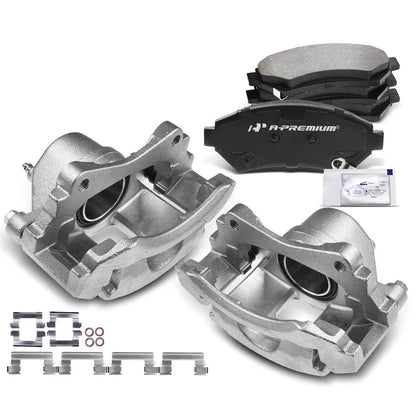 6x Front Brake Caliper & Pad for Chevrolet Impala (2000–2016)
