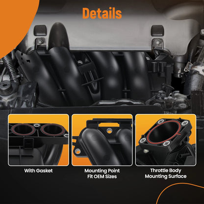 Intake Manifold for Honda Accord & Civic & Acura TSX & ILX (2008–2015)